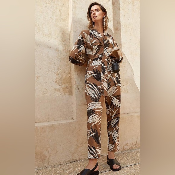 CLOSED Cotton Printed Tie Waist Jumpsuit - Picture 2 of 8